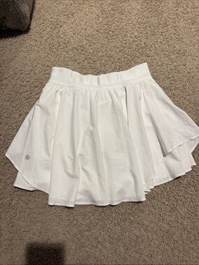 lululemon athletica White Court Rival Athletic Skirt